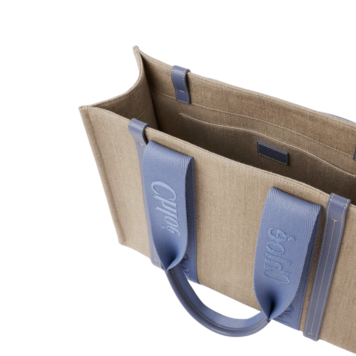 Chloé Woody Tote Bag in Linen