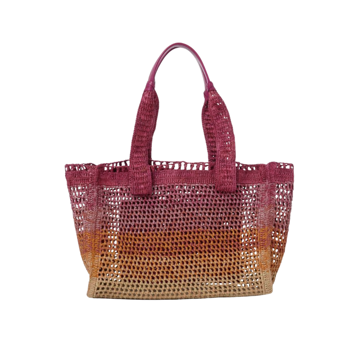 Chloé Summer Banana East-west Tote Bag in Raffia