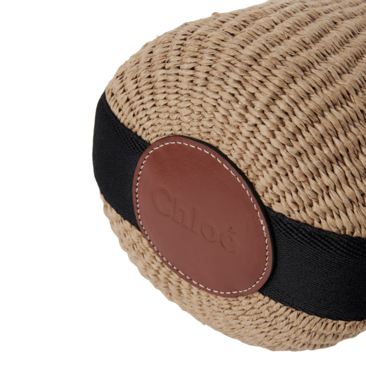 Chloé Small Woody Basket in Natural Fibers