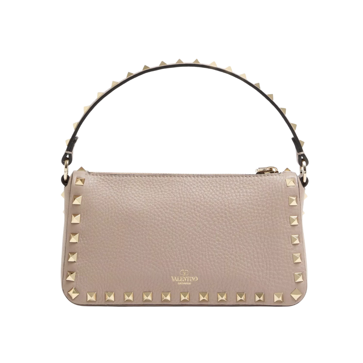 Valentino Garavani Small Rockstud Grainy Calfskin Crossbody Bag