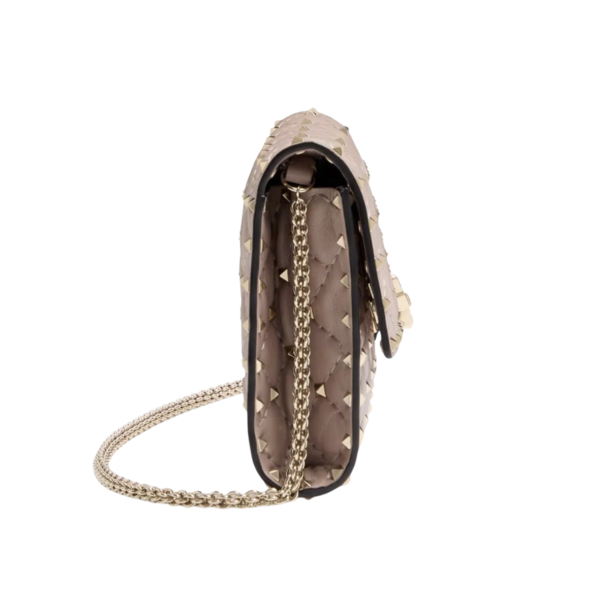 Valentino Garavani Rockstud Spike Nappa Leather Crossbody Clutch Bag