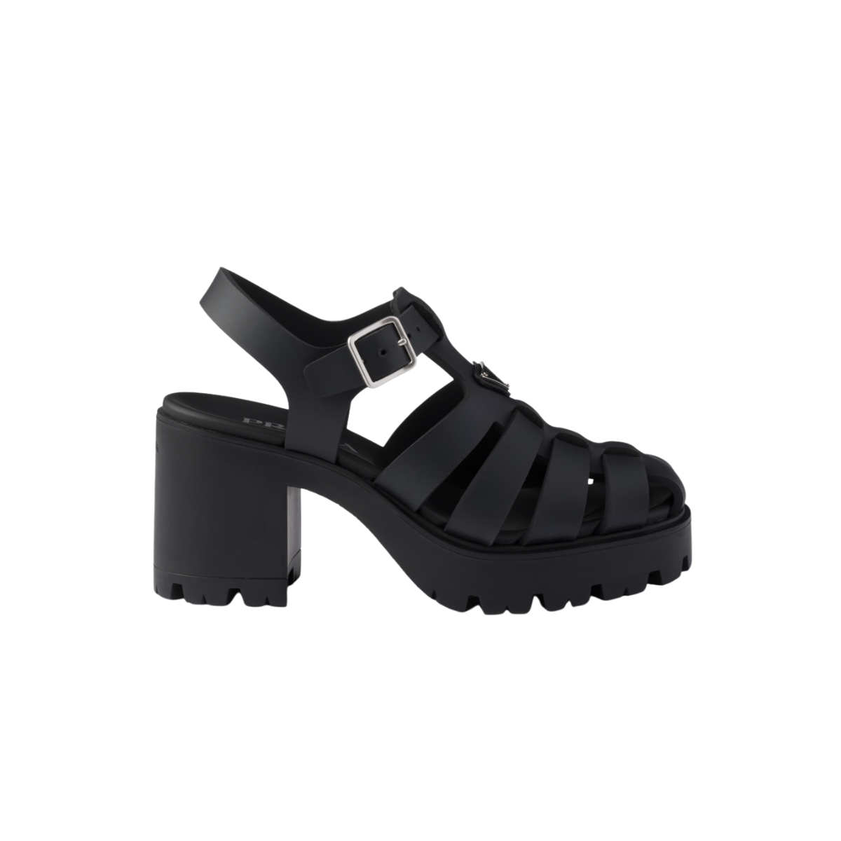 Prada Rubber Platform Sandals