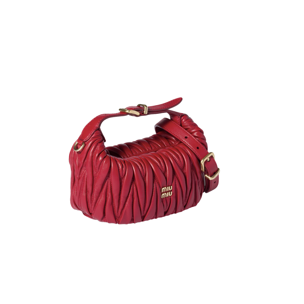 Miu Miu Matelassé Nappa Leather Pouch