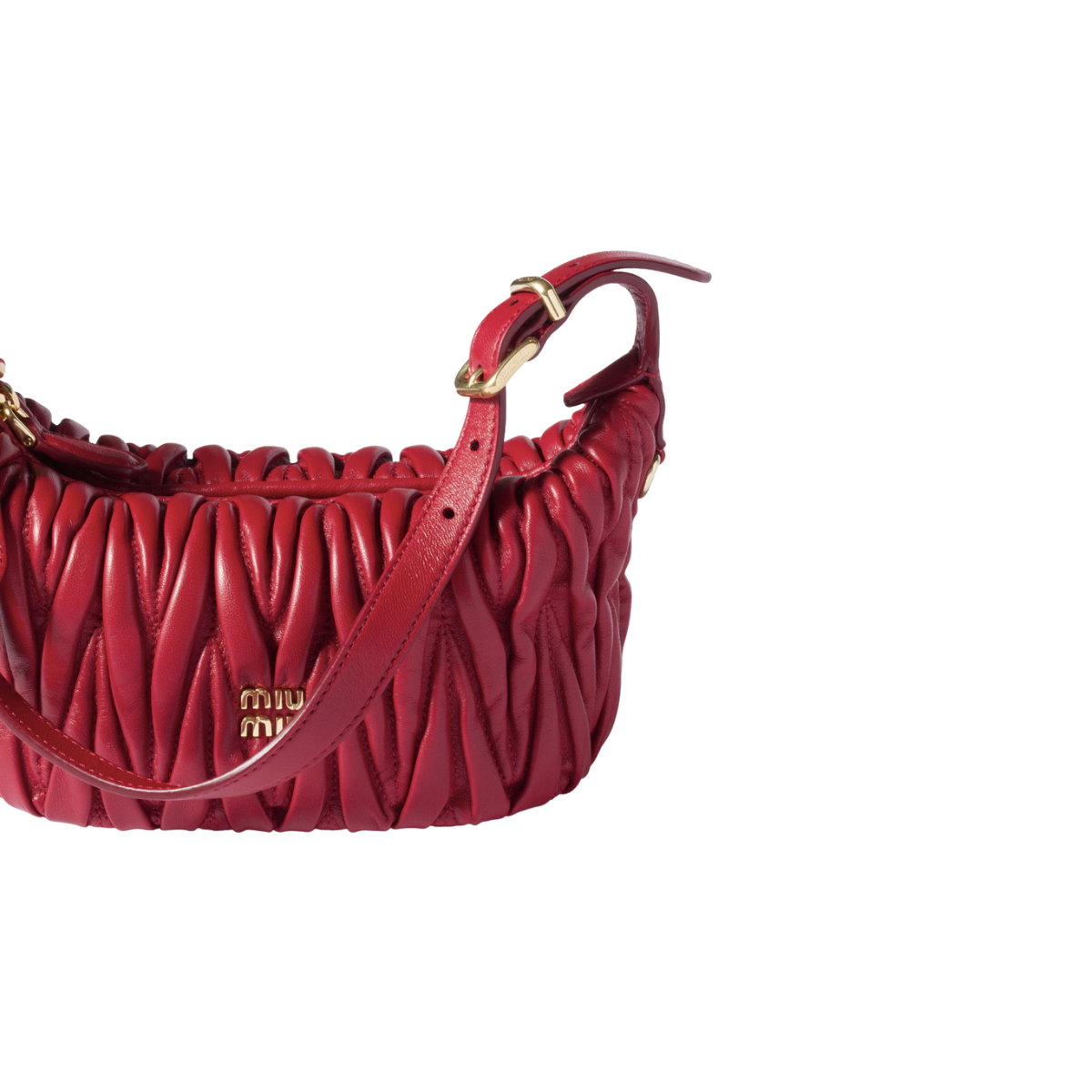 Miu Miu Matelassé Nappa Leather Pouch