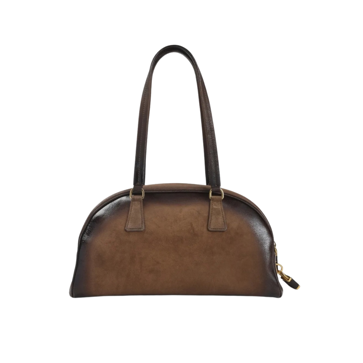 Prada Bowling Medium Top-handle Leather Bag