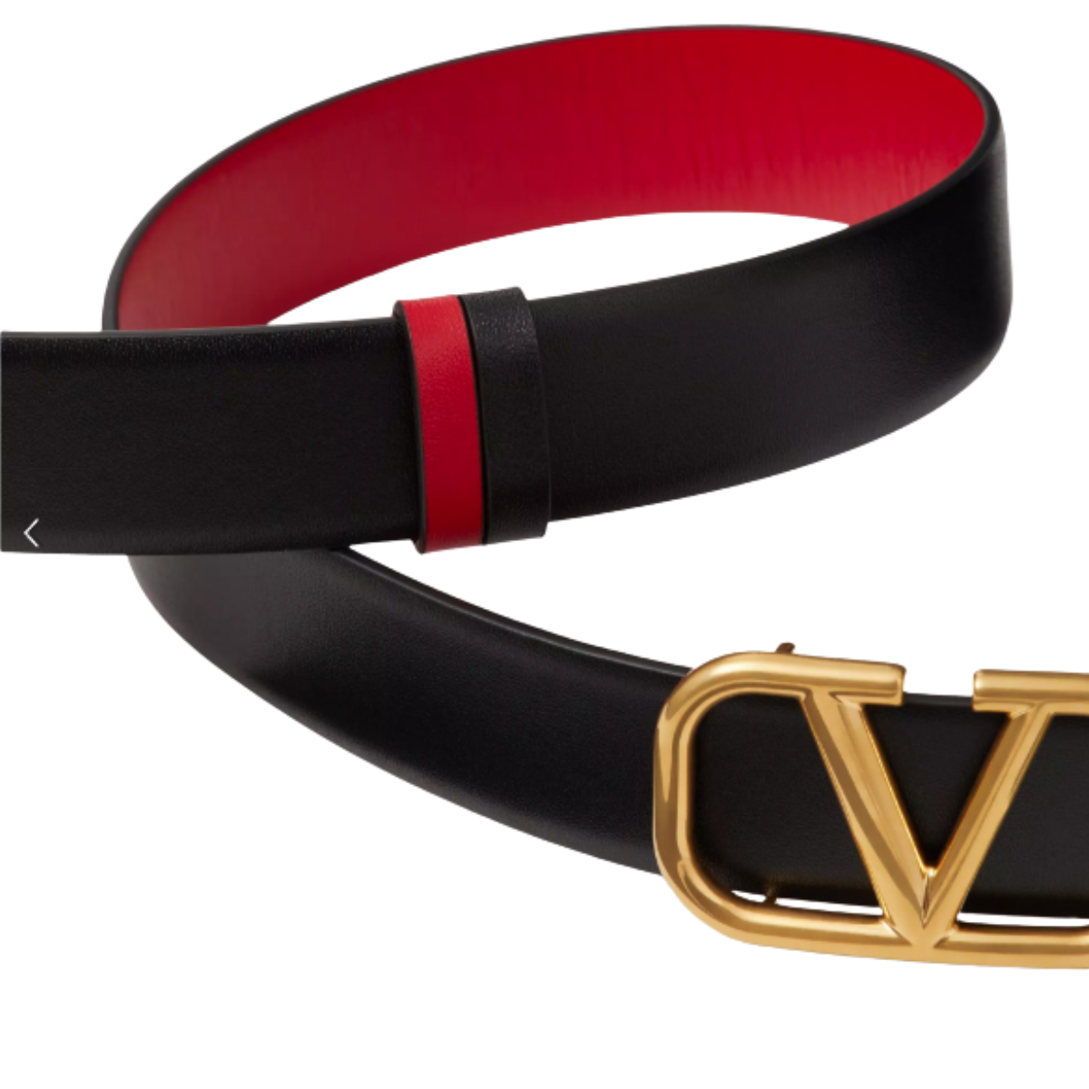 Valentino Garavani Reversible Vlogo Signature Belt In Glossy Calfskin 30 mm
