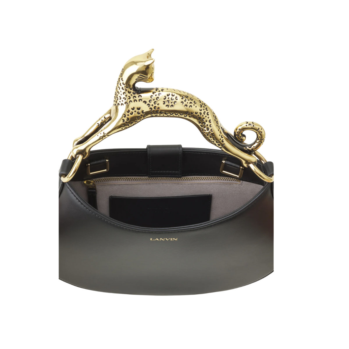 Lanvin Hobo Cat Leather Bag