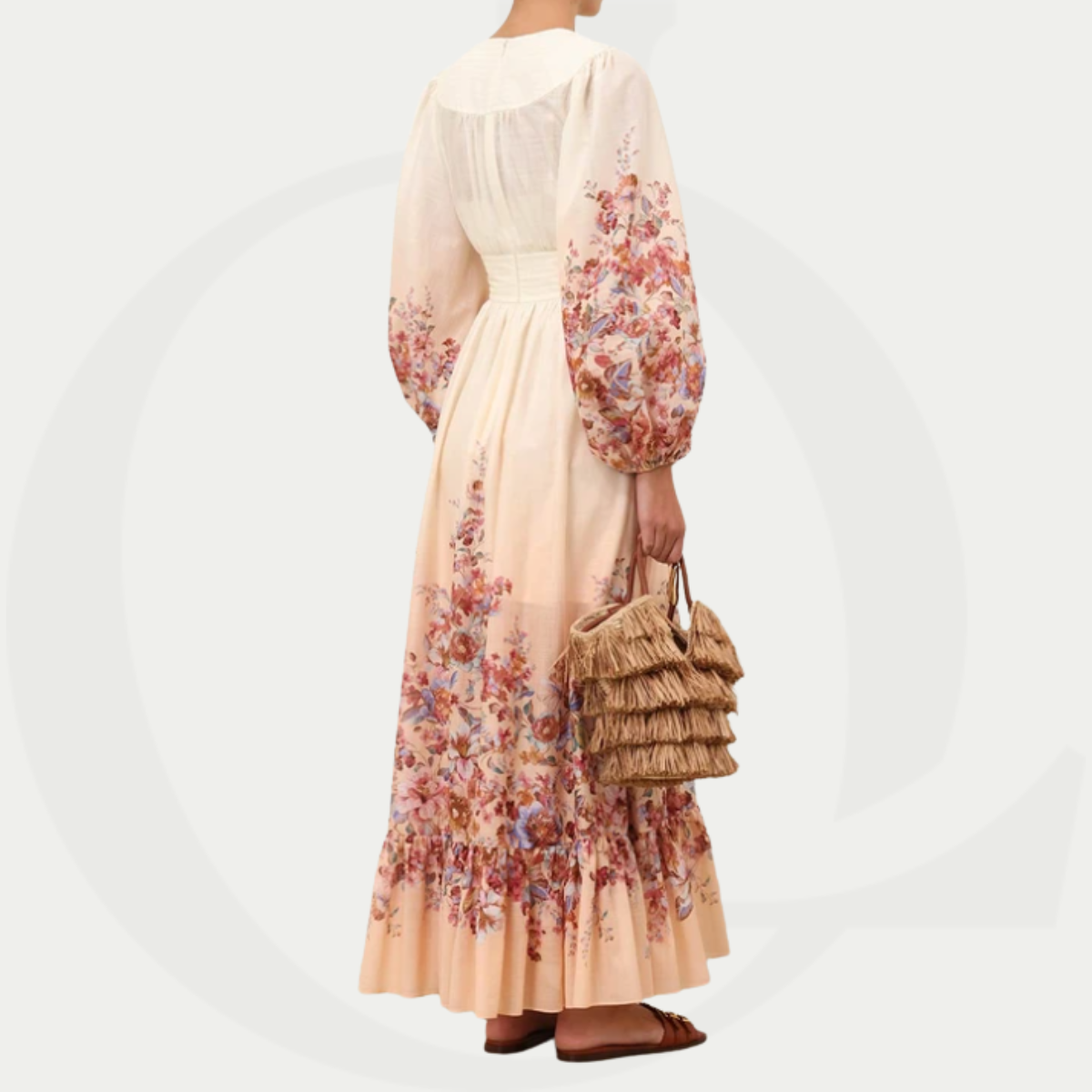 Zimmermann Awaken Plunge Maxi Dress