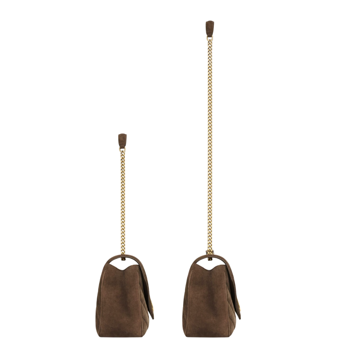 Saint Laurent LOULOU Medium in MATELASSÉ Suede