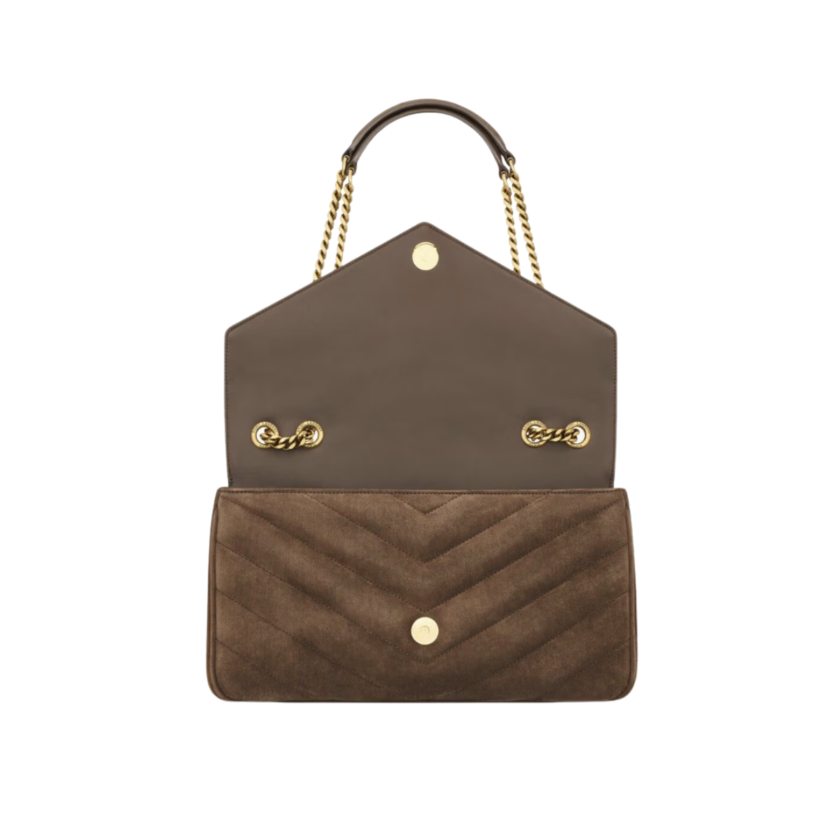 Saint Laurent LOULOU Medium in MATELASSÉ Suede