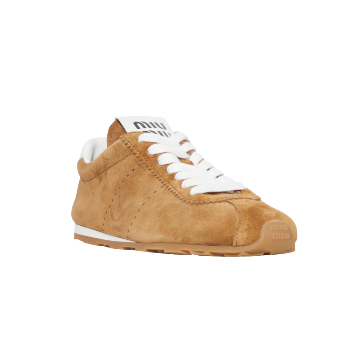 Miu Miu Plume Suede Sneakers