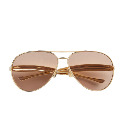 Bottega Veneta Sardine Aviator Sunglasses