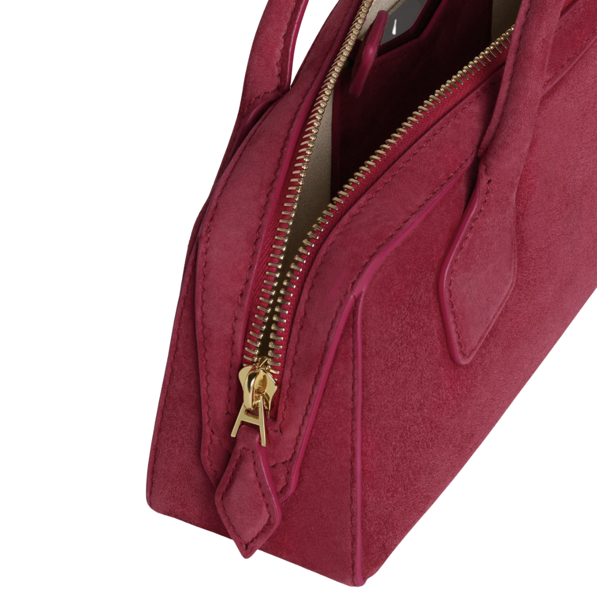 Alaïa LE TECKEL CLUTCH IN SUEDE