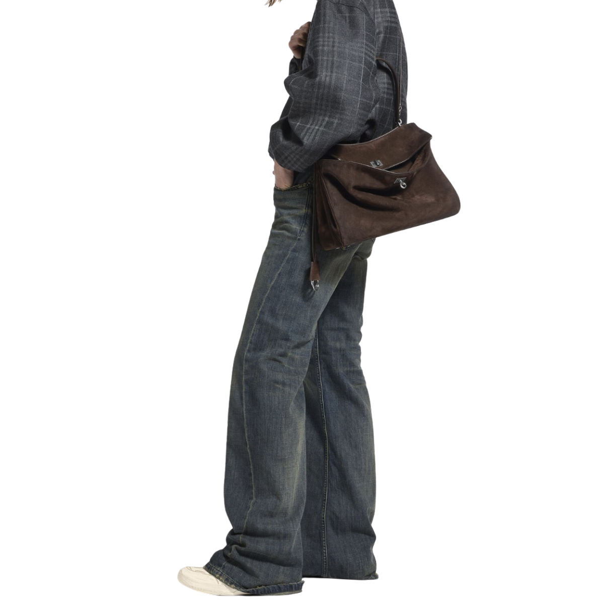 Balenciaga Rodeo Handbag Medium in Light Espresso