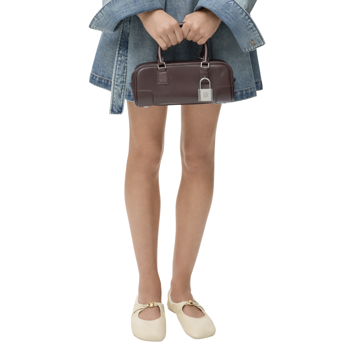 Loewe Amazona 23 cropped bag in shiny calfskin