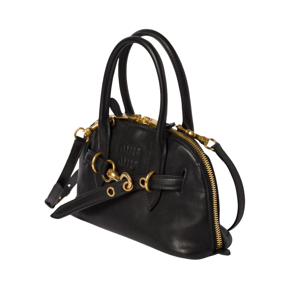 Miu Miu Aventure Nappa Leather Top-handle Bag