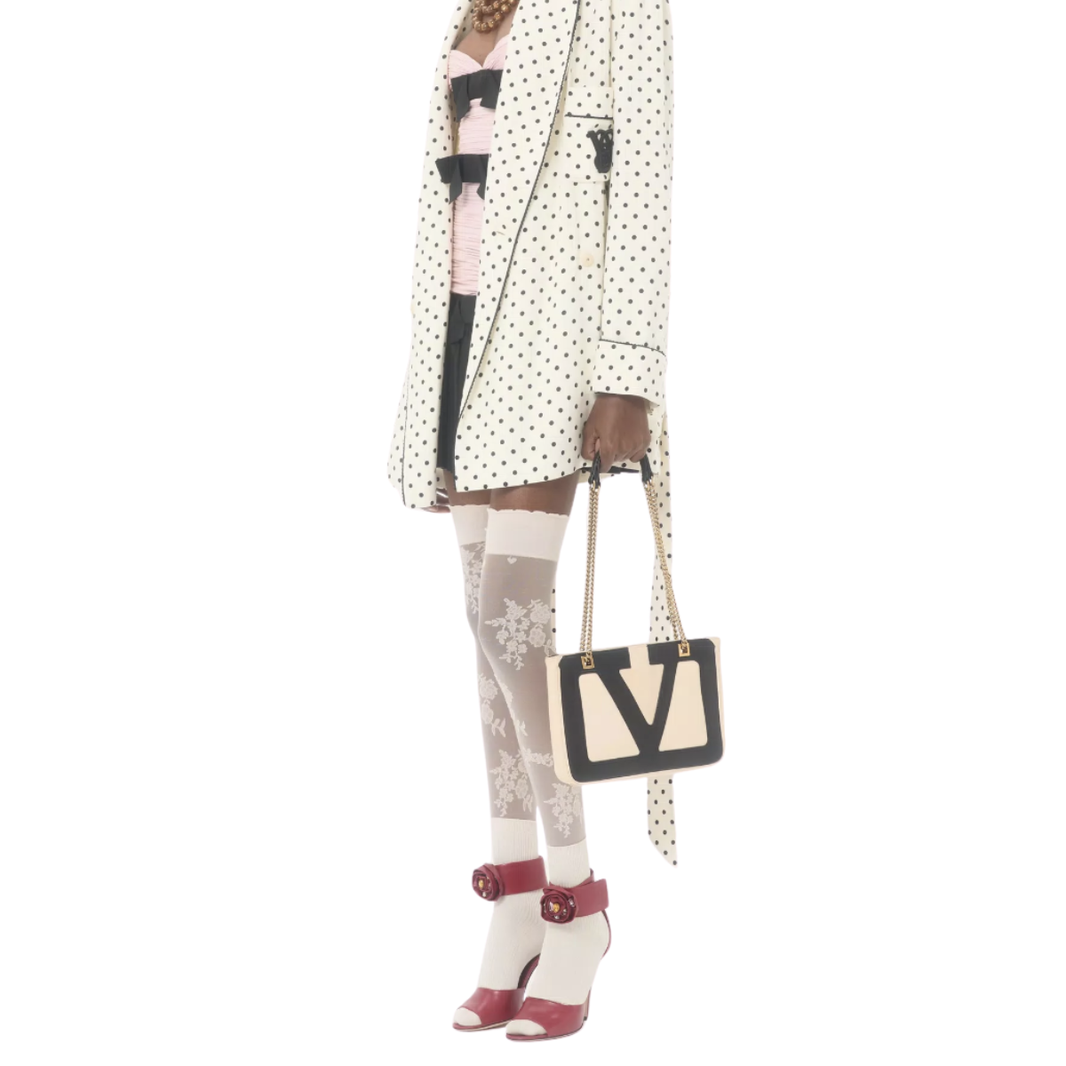 Valentino Garavani Viva Superstar Small Nappa Leather Shopping Bag