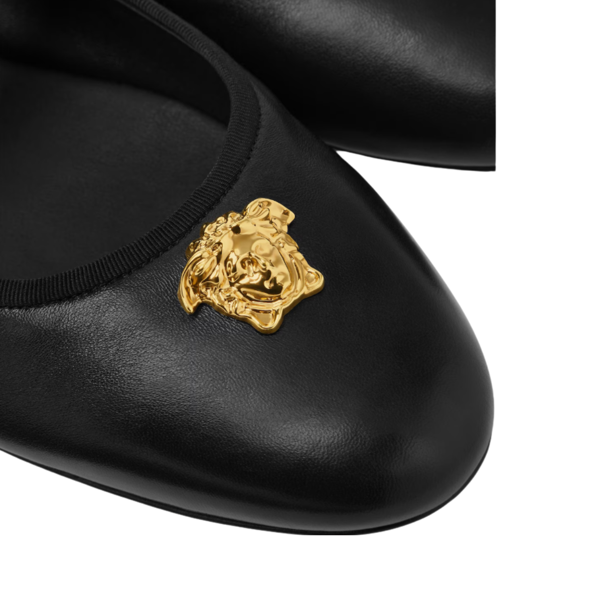 Versace La Medusa Nappa Ballerinas