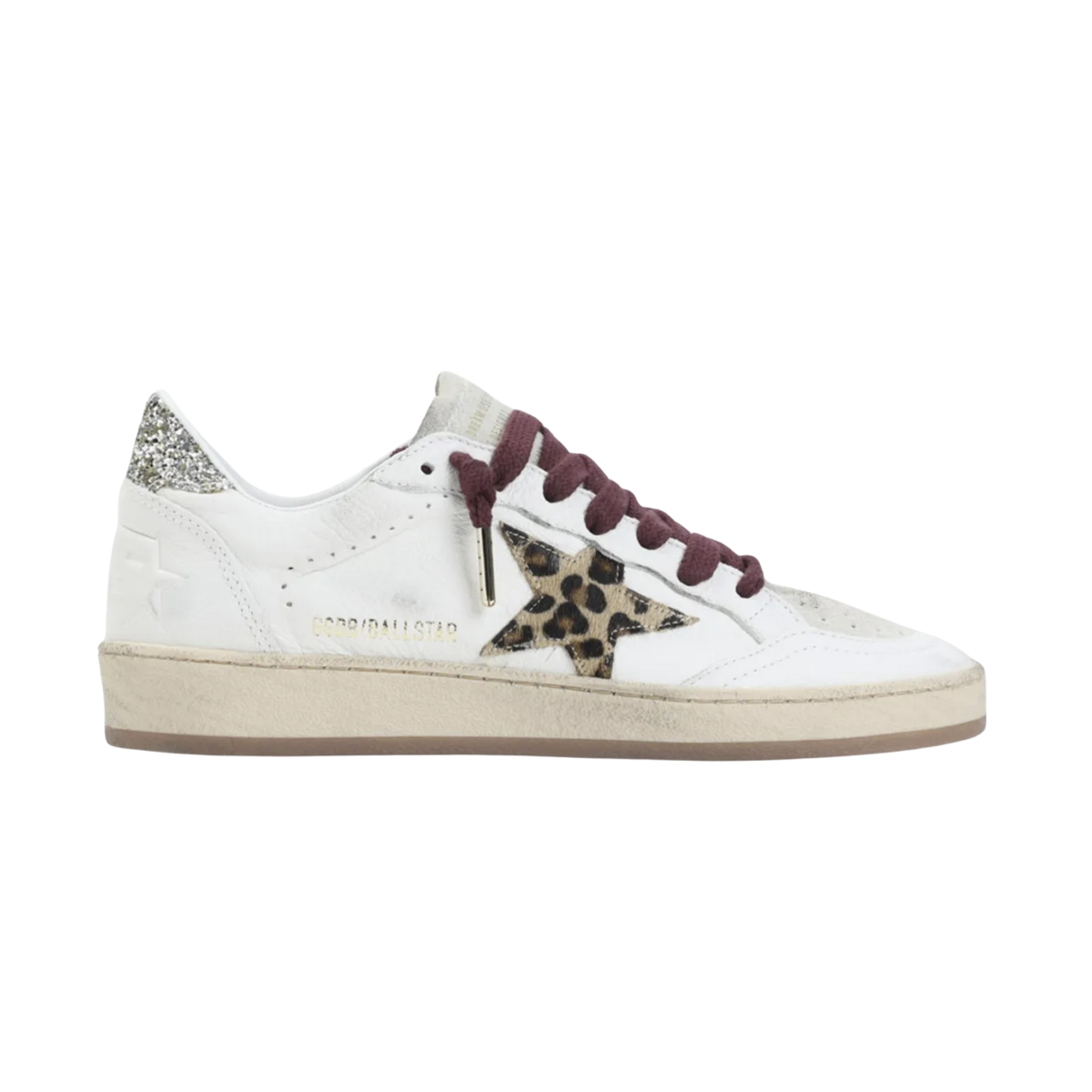 Golden Goose Ball Star with Leopard-print Star Embellished