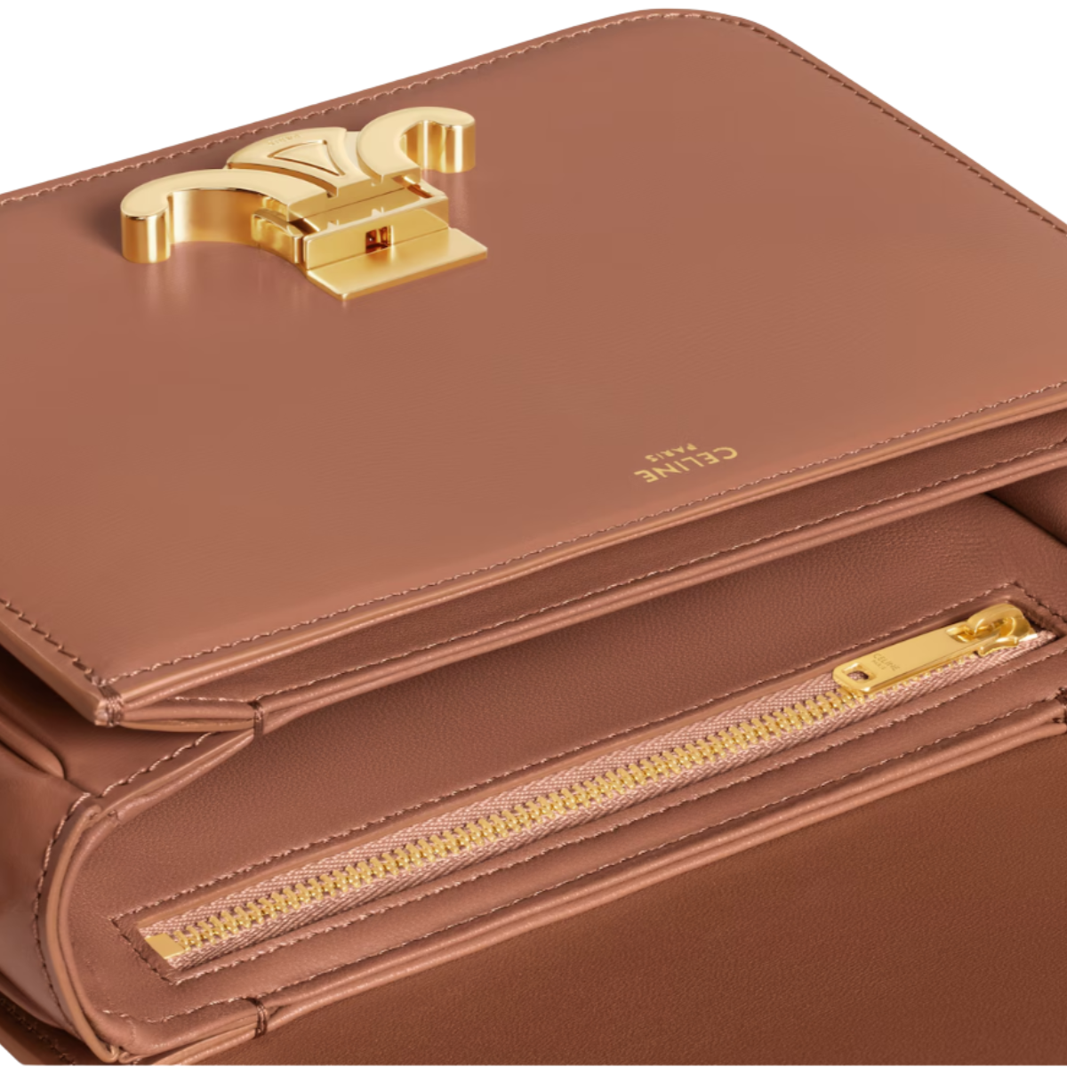 Celine Teen Triomphe Bag in Shiny Calfskin
