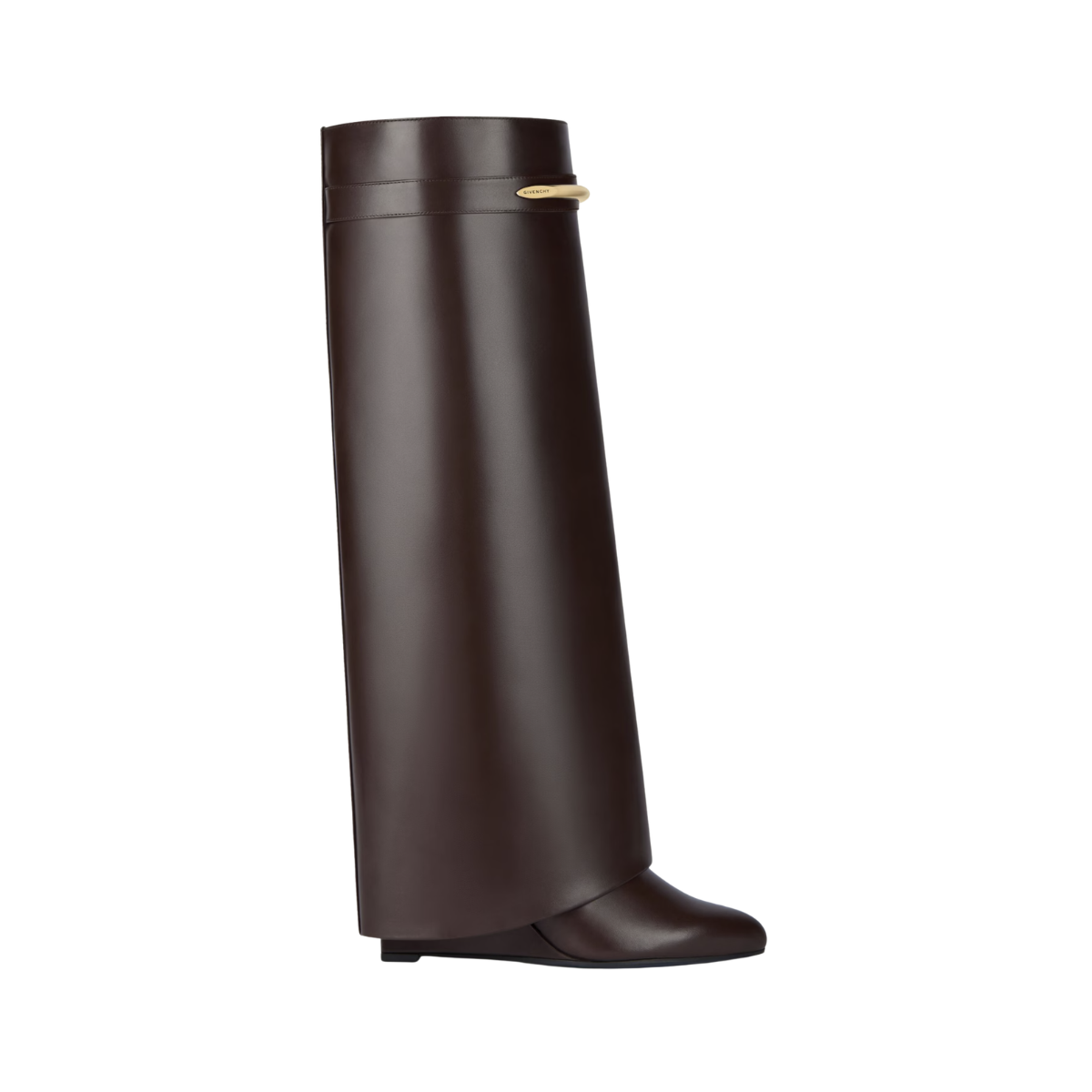 Givenchy Shark Pinch Boots in Leather Brown