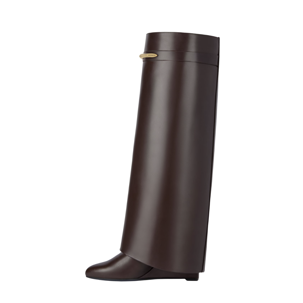 Givenchy Shark Pinch Boots in Leather Brown