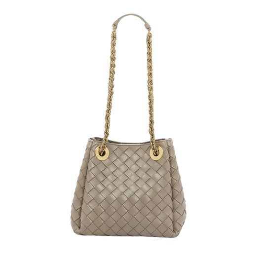 Bottega Veneta Small Parachute Leather Shoulder Bag