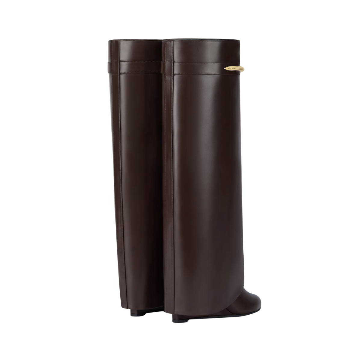 Givenchy Shark Pinch Boots in Leather Brown