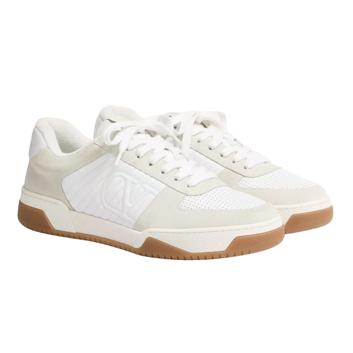 Valentino Garavani Sparry Trainer In Split Leather And Nappa