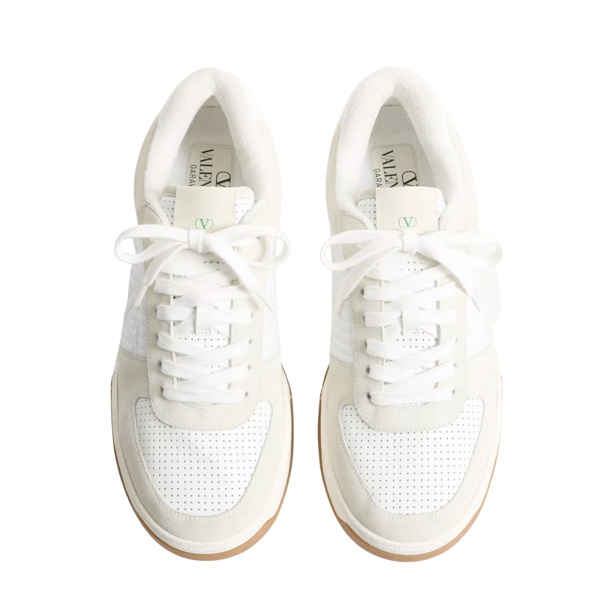 Valentino Garavani Sparry Trainer In Split Leather And Nappa