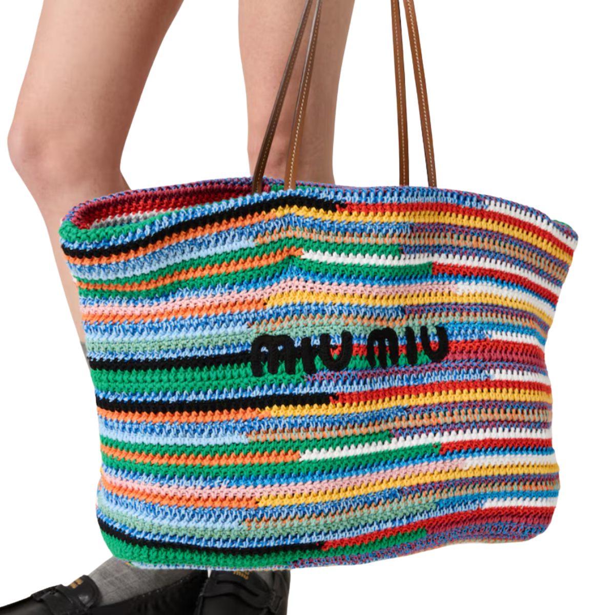 Miu MIu Crochet Tote Bag