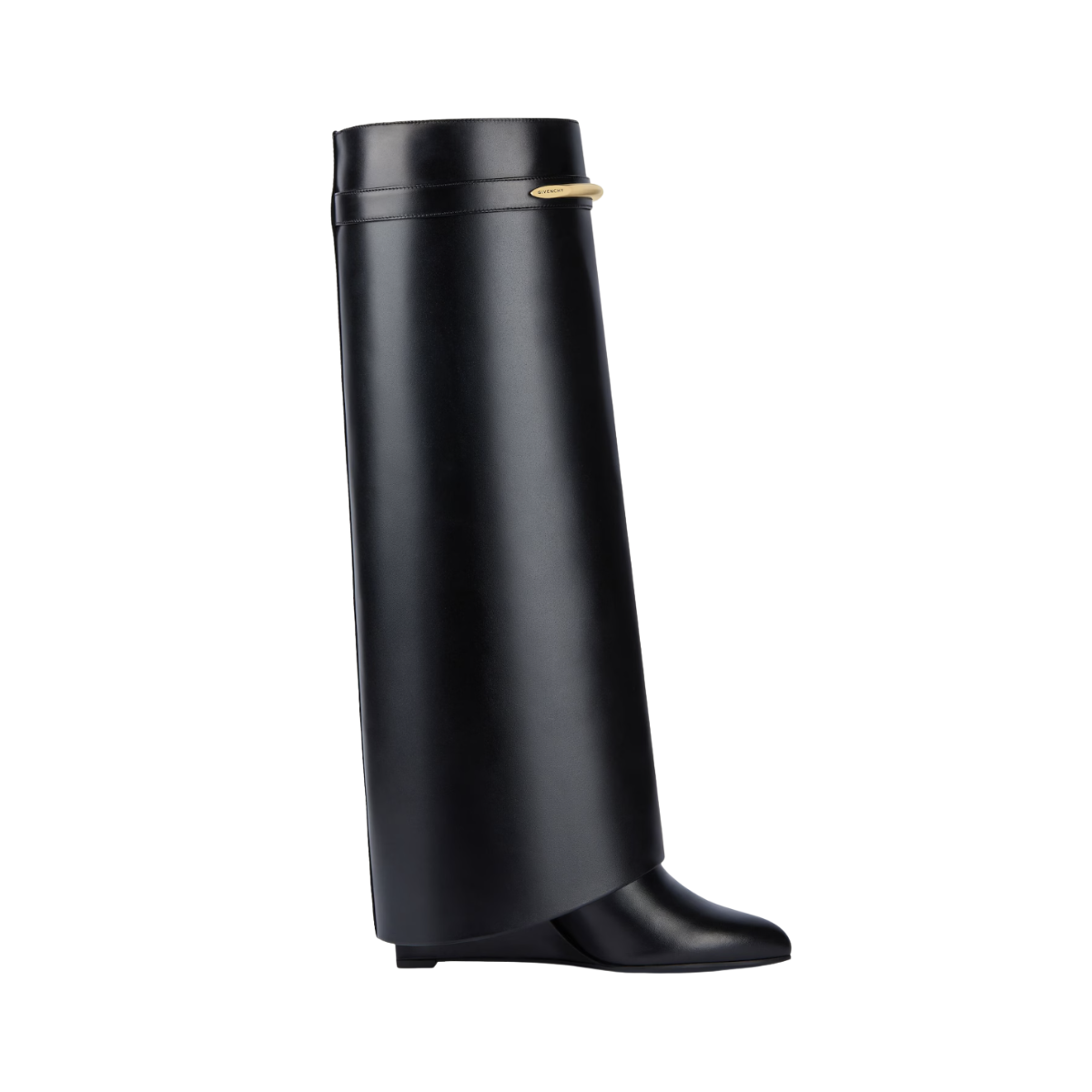 Givenchy Shark Pinch Bots in Leather Black