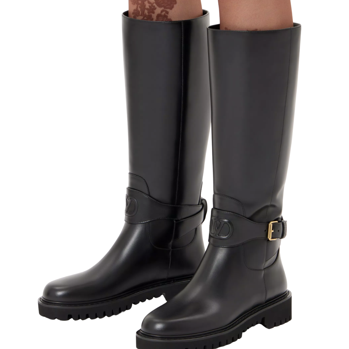 Valentino Garavani VLogo Signature Calfskin Boot 40Mm