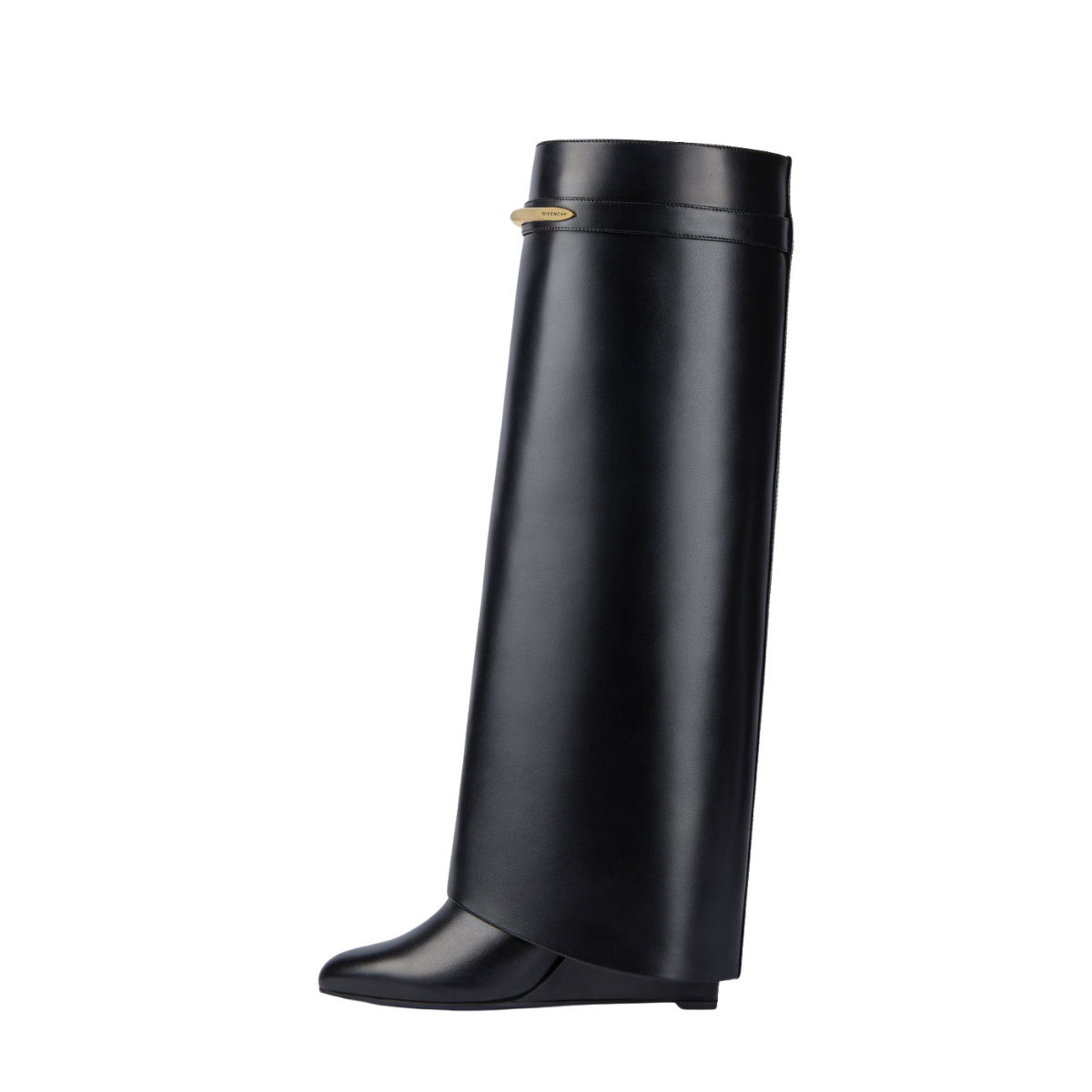 Givenchy Shark Pinch Bots in Leather Black