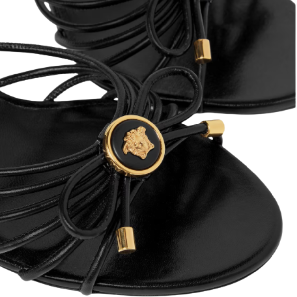 Versace Opera Bow Nappa Sandals 85 mm