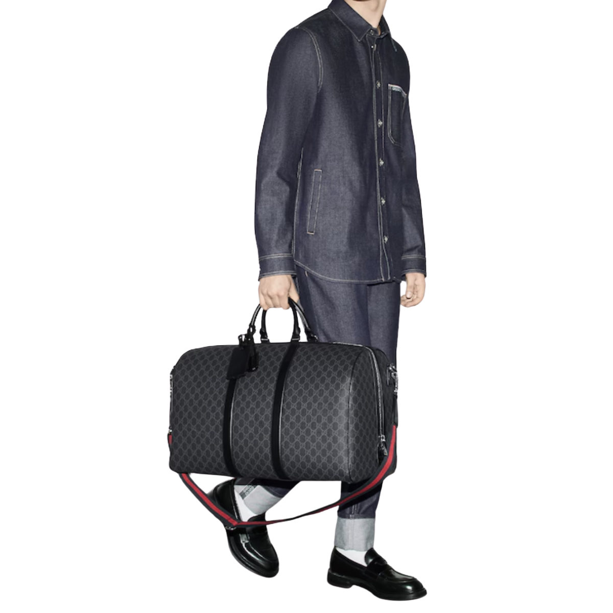 Gucci GG Black Large Duffle Bag