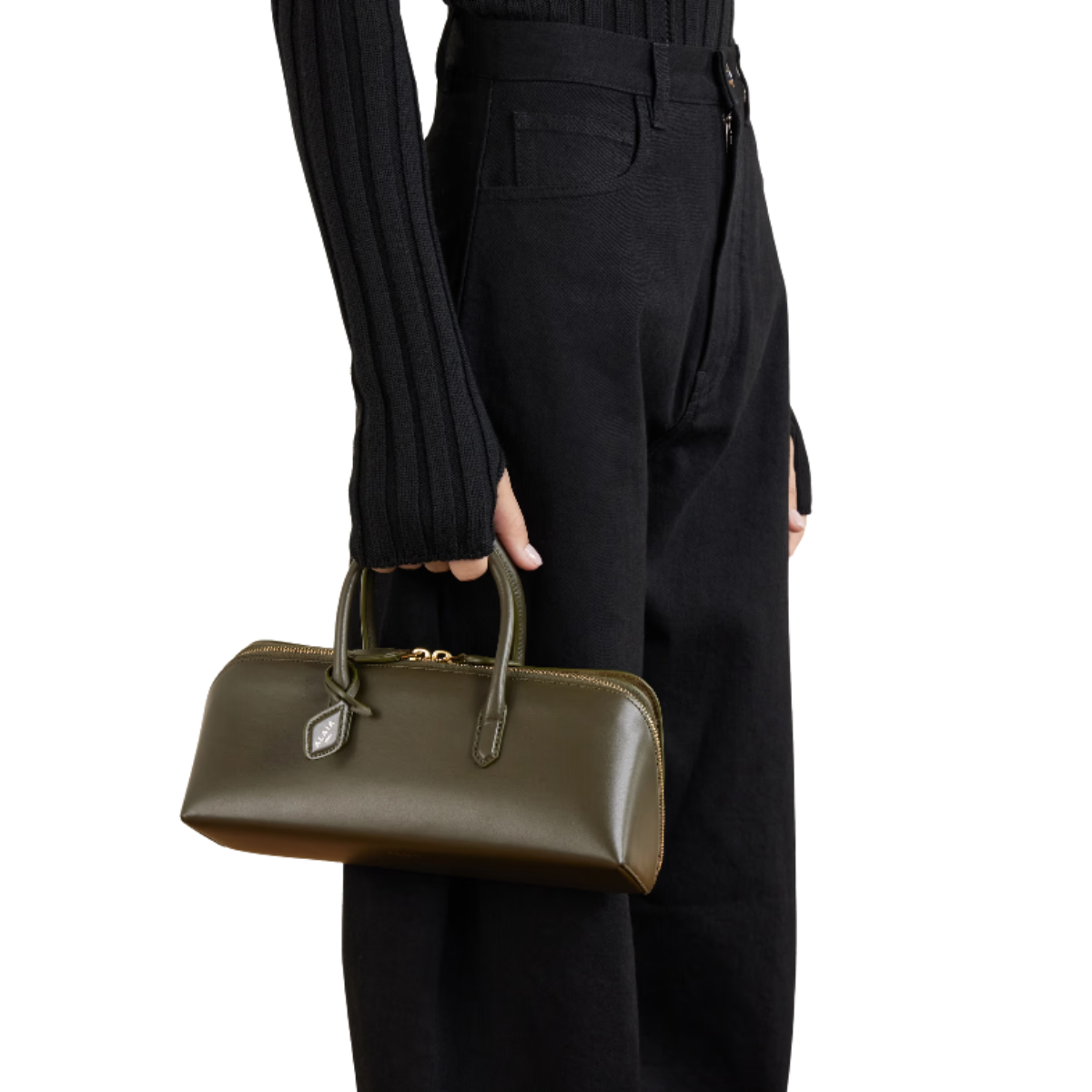 Alaïa Delta Small Bag in Box Calfskin