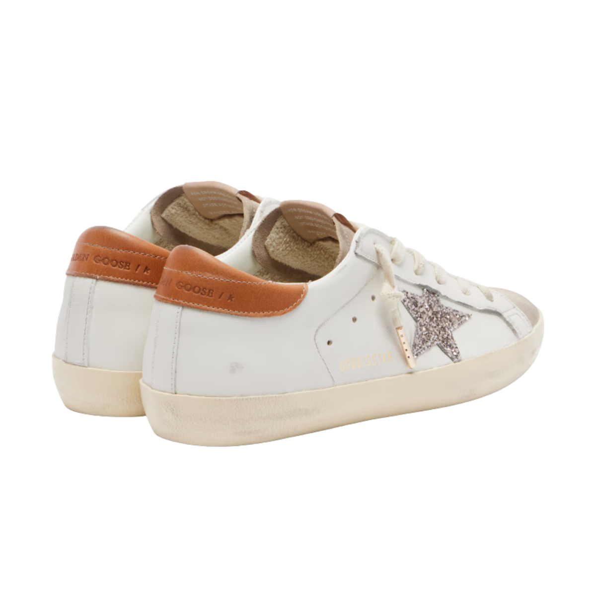 Golden Goose Super-Star Glitter Leather Sneakers