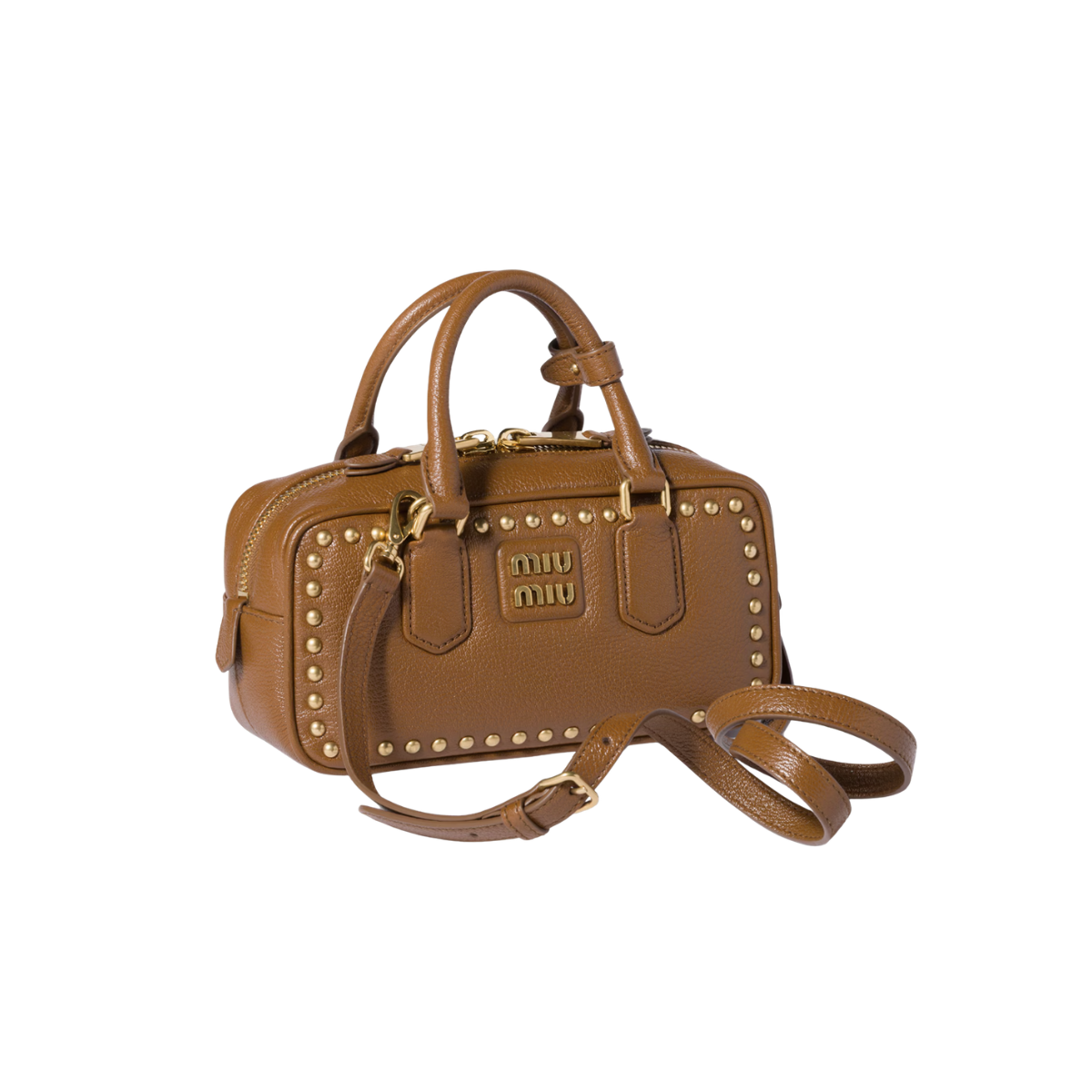 Miu Miu Arcadie Studded Leather Bag