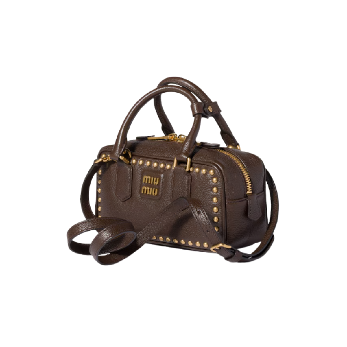 Miu Miu Arcadie Studded Leather Bag