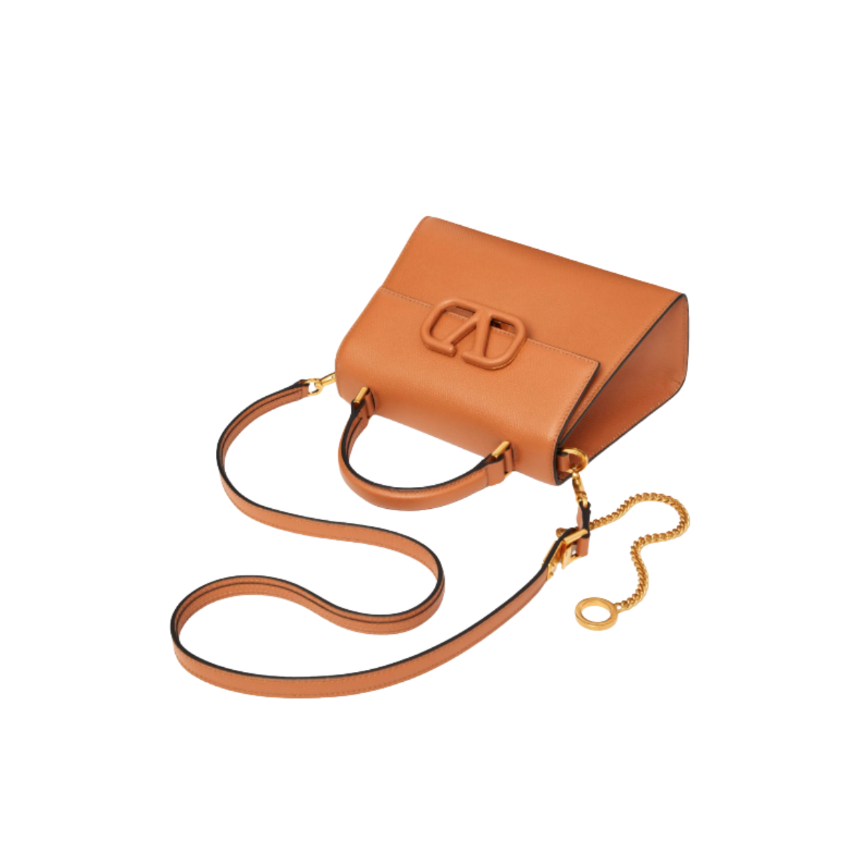 Valentino Small Vsling Grainy Calfskin Handbag