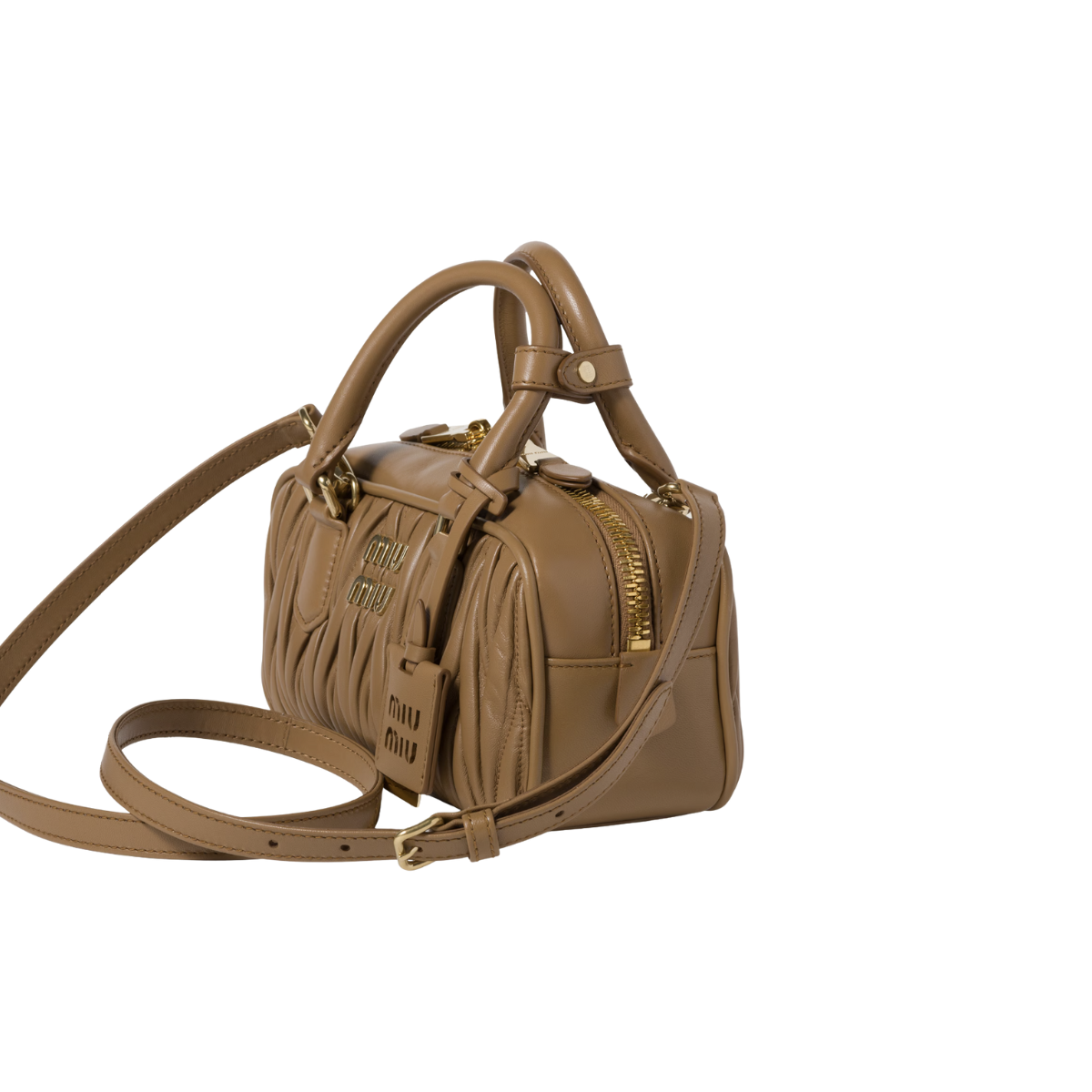 Miu Miu Arcadie matelassé Nappa Leather Bag