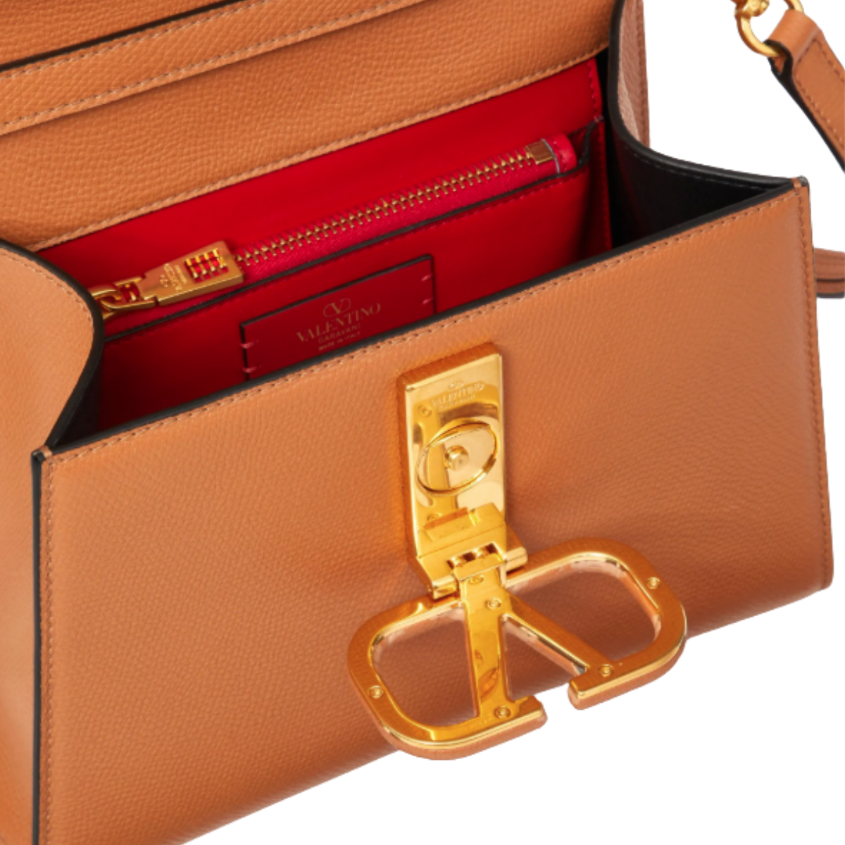 Valentino Small Vsling Grainy Calfskin Handbag