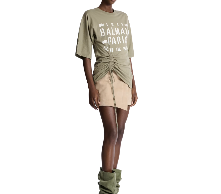 Balmain T-shirt with Balmain Club print