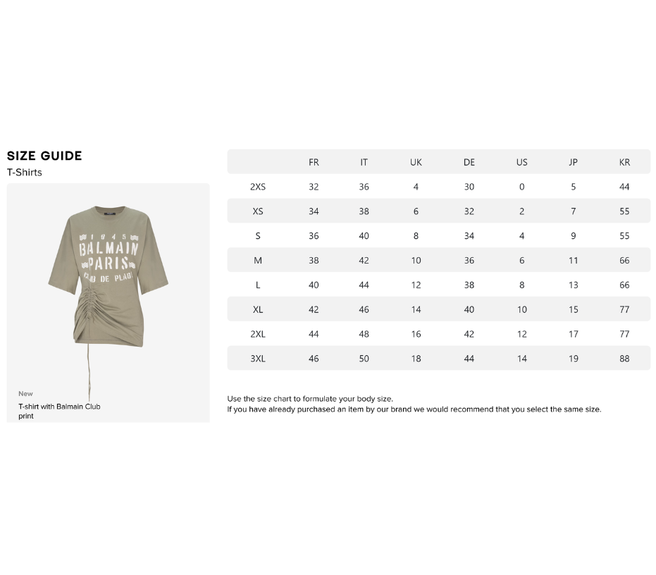 Balmain T-shirt with Balmain Club print
