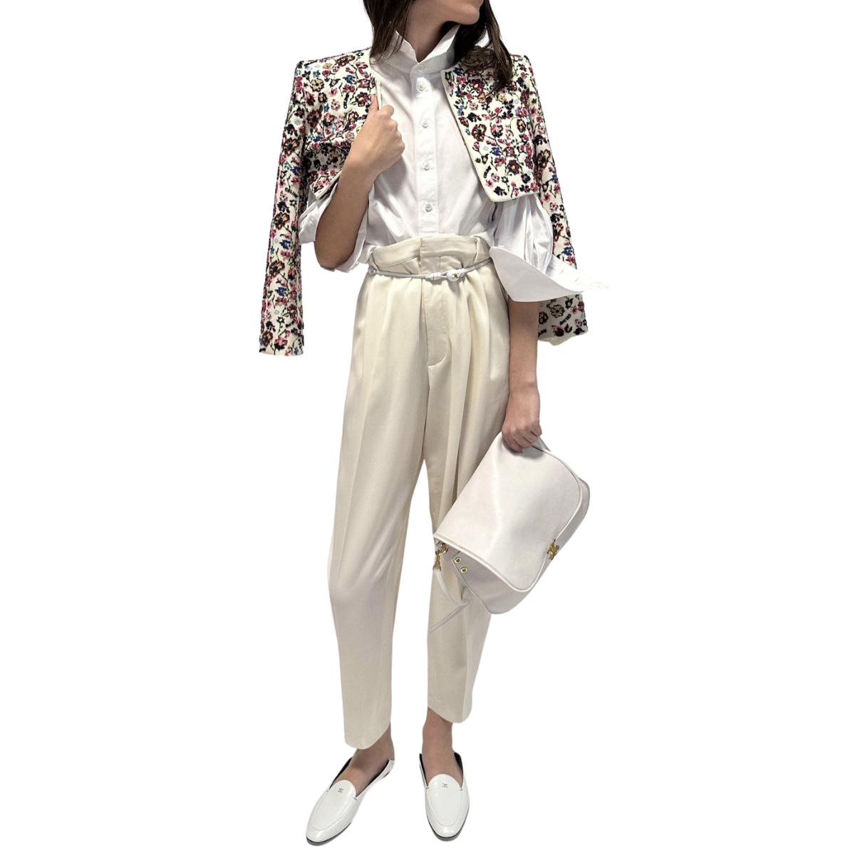 Celine Soft Triomphe Besace in Supple Lambskin