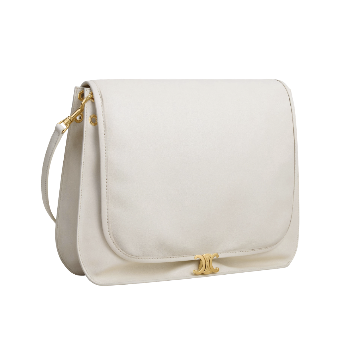 Celine Soft Triomphe Besace in Supple Lambskin