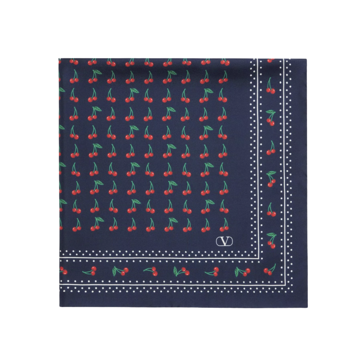 Valentino Cherryfic Silk Scarf