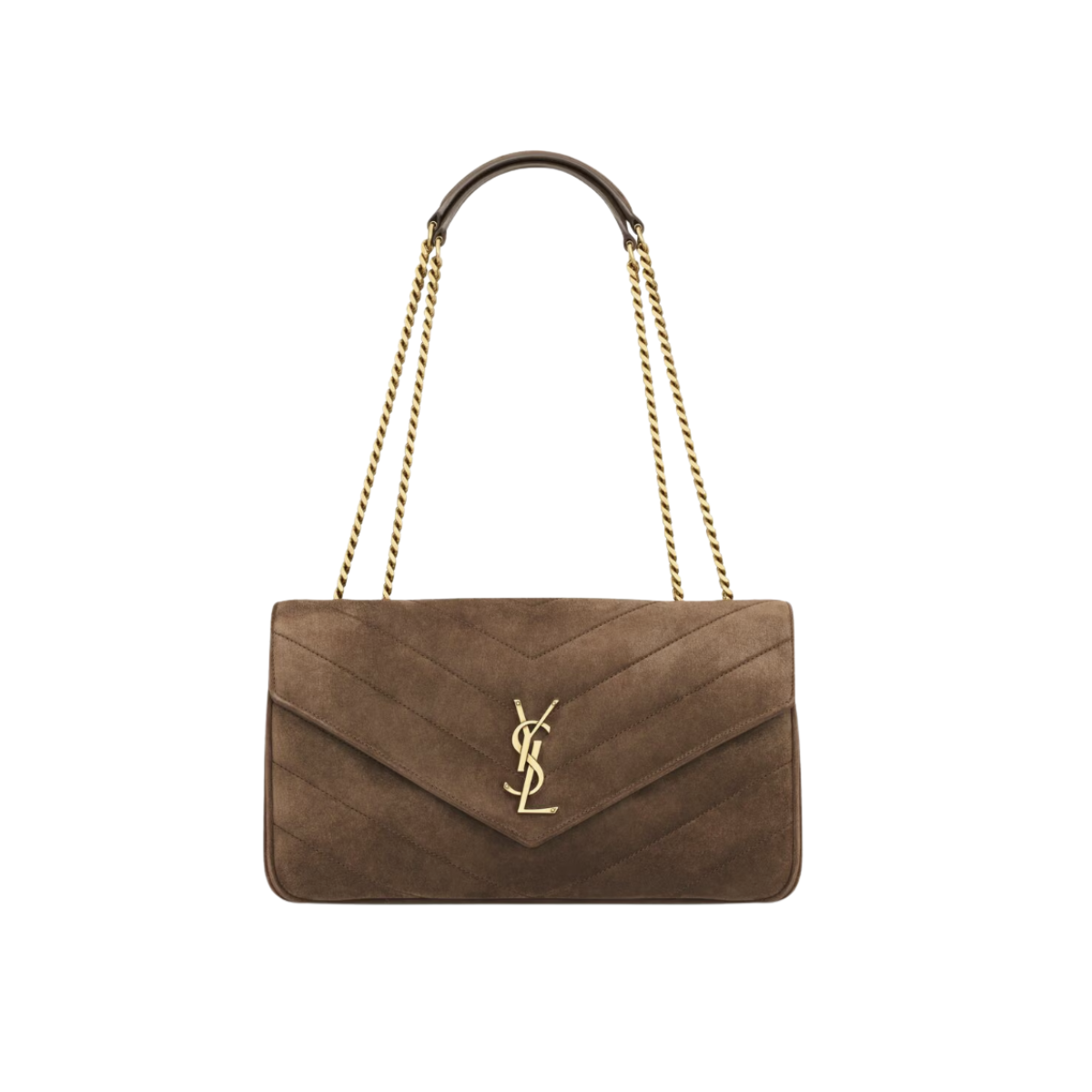 Saint Laurent LOULOU Medium in MATELASSÉ Suede