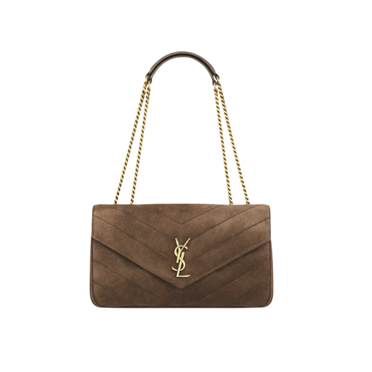 Saint Laurent LOULOU Medium in MATELASSÉ Suede